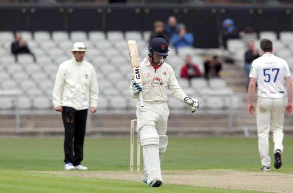 LANCASHIRE COUNTY CRICKET CLUB Emirates Old Trafford Luis Reece 50