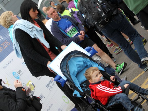 Manchester Marathon 2015  pre race