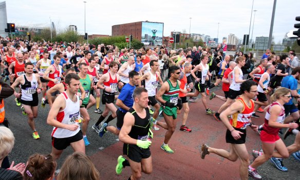 Manchester Marathon 2015  start