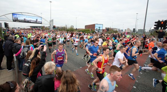 Manchester Marathon 2015  start