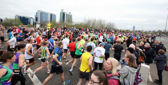 Manchester Marathon 2015  start