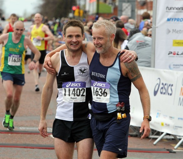 Manchester Marathon 2015  Finish