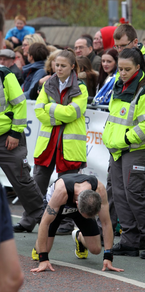 Manchester Marathon 2015  Finish