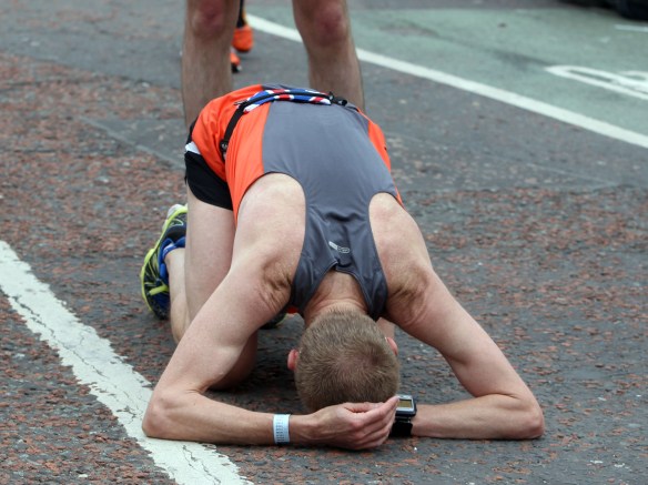 Manchester Marathon 2015  Finish