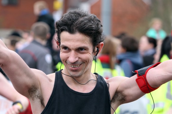 Manchester Marathon 2015  Finish