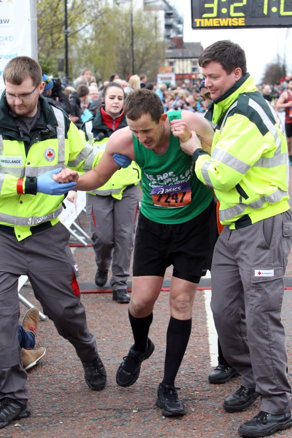 Manchester Marathon 2015  Finish