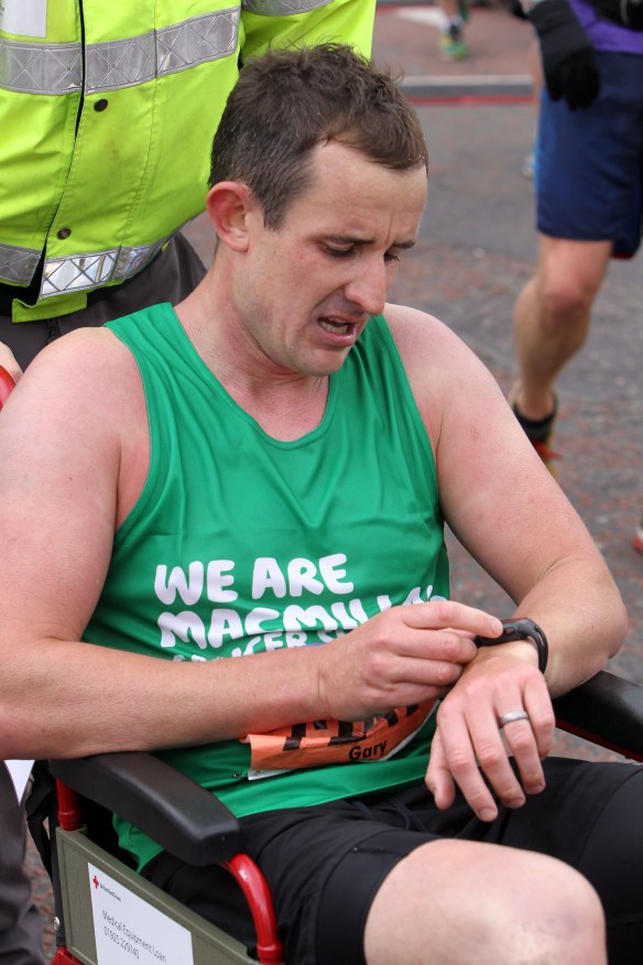Manchester Marathon 2015  Finish