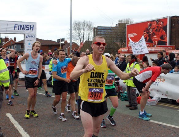 Manchester Marathon 2015  Finish