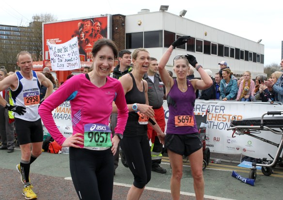 Manchester Marathon 2015  Finish