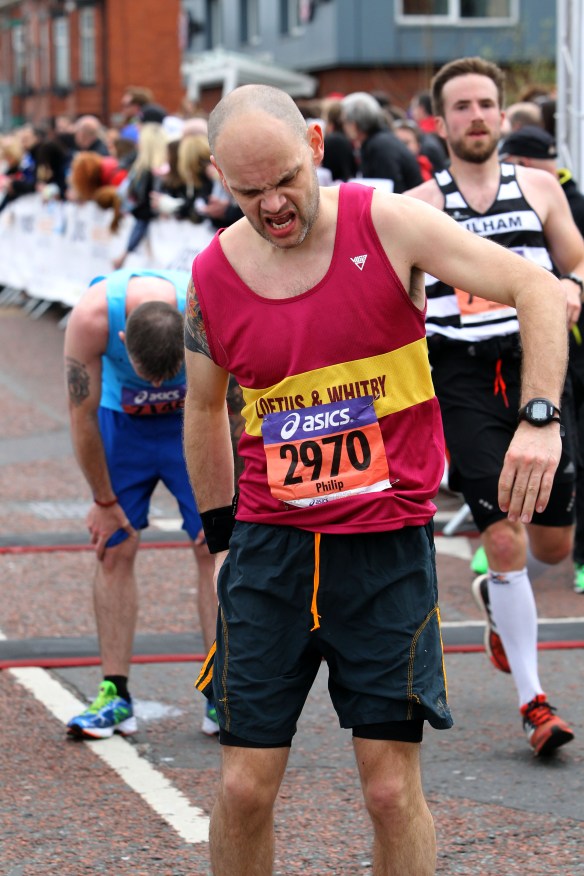 Manchester Marathon 2015  Finish