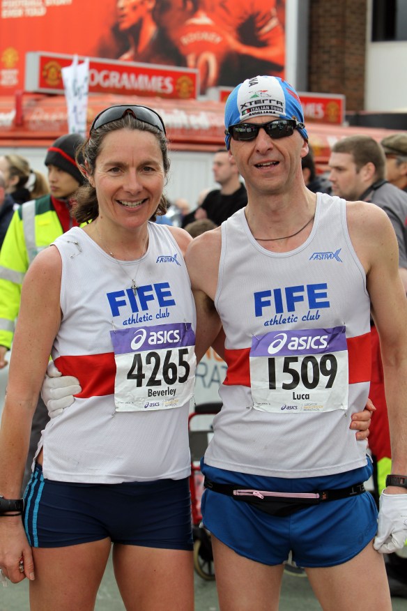Manchester Marathon 2015  Finish