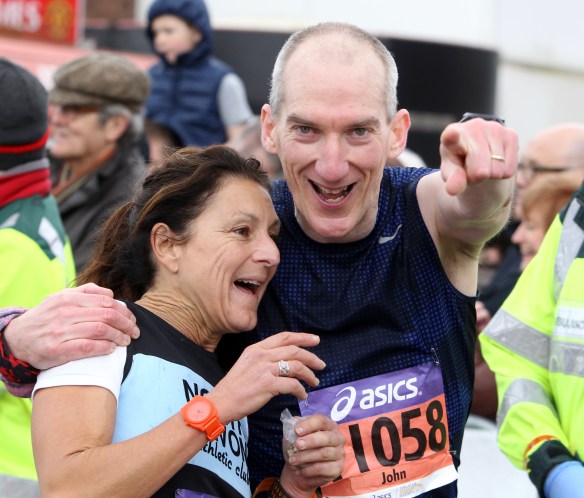 Manchester Marathon 2015  Finish