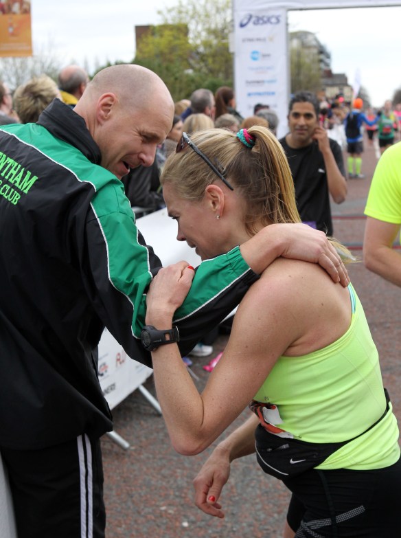 Manchester Marathon 2015  Finish
