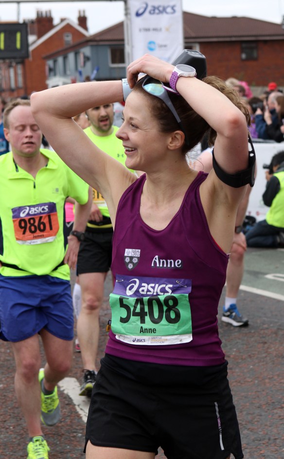 Manchester Marathon 2015  Finish