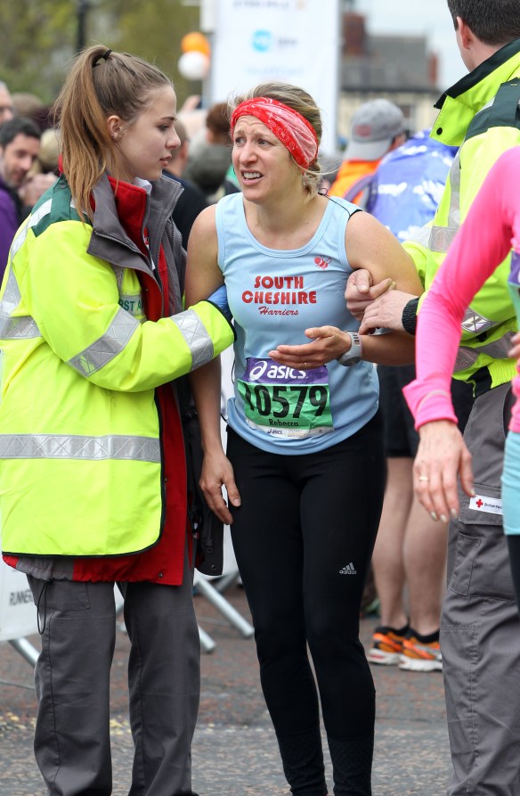 Manchester Marathon 2015  Finish