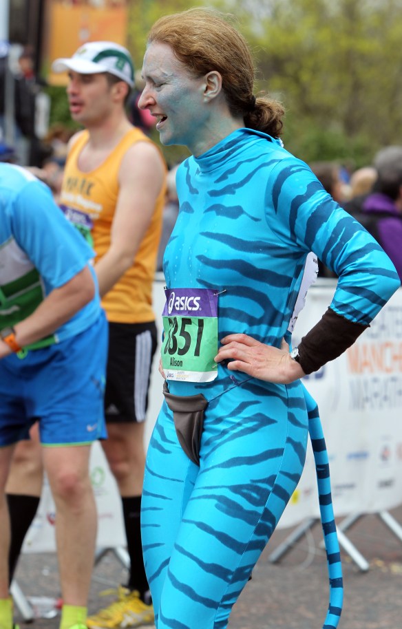 Manchester Marathon 2015  Finish