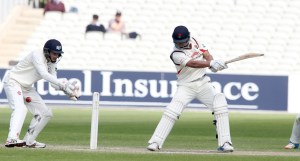 LANCASHIRE COUNTY CRICKET CLUB Emirates Old Trafford LV= County Championship LANCS V GLOUCESTERSHIRE 13/05/15 Day4 Alviro Petersen batting to 63