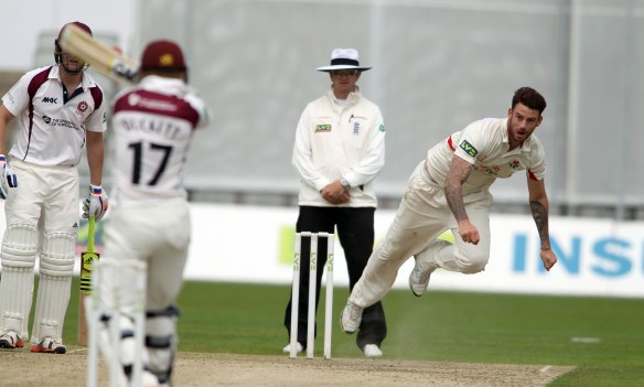 LANCASHIRE COUNTY CRICKET CLUB Emirates Old Trafford Lancashire v Northamptonshire LV= County Championship Division Two, 29/06/15 Jordan Clark
