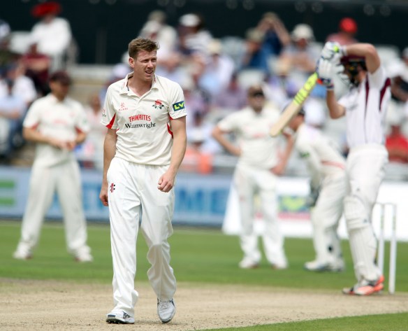 LANCASHIRE COUNTY CRICKET CLUB Emirates Old Trafford Lancashire v Northamptonshire LV= County Championship Division Two, 29/06/15 James Faulkner