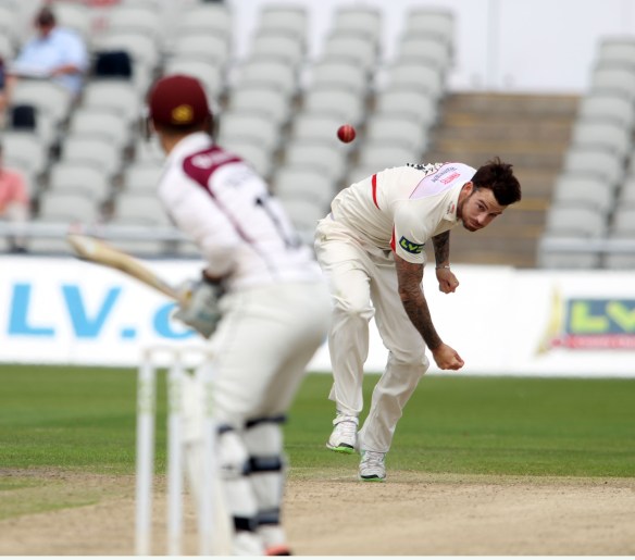 LANCASHIRE COUNTY CRICKET CLUB Emirates Old Trafford Lancashire v Northamptonshire LV= County Championship Division Two, 29/06/15 Jordan Clark