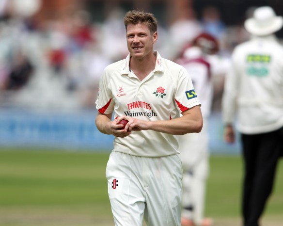 LANCASHIRE COUNTY CRICKET CLUB Emirates Old Trafford Lancashire v Northamptonshire LV= County Championship Division Two, 29/06/15 James Faulkner