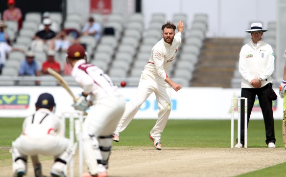 LANCASHIRE COUNTY CRICKET CLUB Emirates Old Trafford Lancashire v Northamptonshire LV= County Championship Division Two, 29/06/15 Arron Lilley