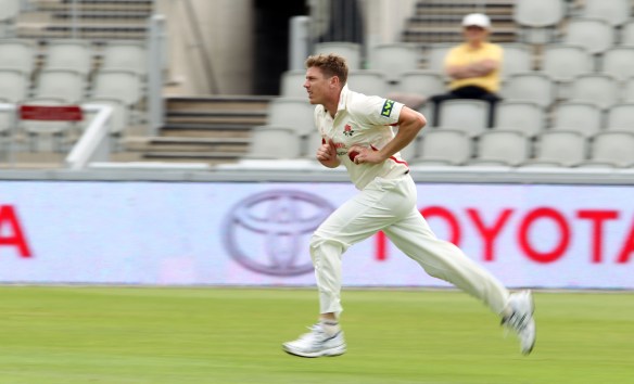 LANCASHIRE COUNTY CRICKET CLUB Emirates Old Trafford Lancashire v Northamptonshire LV= County Championship Division Two, 29/06/15 James Faulkner