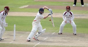 LANCASHIRE COUNTY CRICKET CLUB Emirates Old Trafford Lancashire v Northamptonshire LV= County Championship Division Two, 30/06/15 Karl Brown