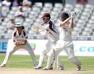 LANCASHIRE COUNTY CRICKET CLUB Emirates Old Trafford Lancashire v Northamptonshire LV= County Championship Division Two, 30/06/15 Karl Brown