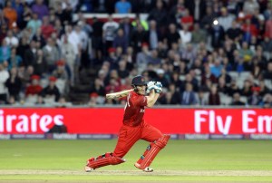 LANCASHIRE COUNTY CRICKET CLUB Emirates Old Trafford Lancashire Lightning v Birmingham Bears Nat West t20 Blast 26/06/15 Liam Livingstone batting