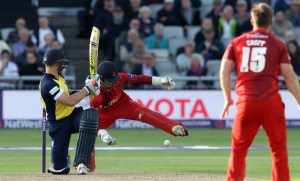 LANCASHIRE COUNTY CRICKET CLUB Emirates Old Trafford Lancashire Lightning v Birmingham Bears Nat West t20 Blast 26/06/15 Alex Davies
