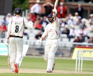 LANCASHIRE COUNTY CRICKET CLUB Emirates Old Trafford Lancashire v Leicestershire LV= County Championship Division Two, 16/06/15 Arron Lilley 50