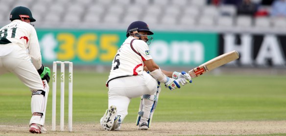 LANCASHIRE COUNTY CRICKET CLUB Emirates Old Trafford Lancashire v Leicestershire LV= County Championship Division Two, 15/06/15 Ashwell Prince 50