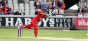 LANCASHIRE COUNTY CRICKET CLUB Emirates Old Trafford Lancashire Lightning v Worcestershire Rapids Nat West t20 Blast 18/06/15 Ashwell Prince Batting