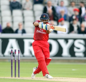 LANCASHIRE COUNTY CRICKET CLUB Emirates Old Trafford Lancashire Lightning v Worcestershire Rapids Nat West t20 Blast 18/06/15 Ashwell Prince Batting