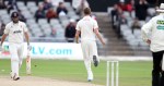 LANCASHIRE COUNTY CRICKET CLUB Emirates Old Trafford Lancashire v Essex LV= County Championship Division Two, 08/07/15 Toby Lester takes the wicket of Mickleburgh