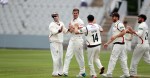 LANCASHIRE COUNTY CRICKET CLUB Emirates Old Trafford Lancashire v Essex LV= County Championship Division Two, 09/07/15 Toby Lesster takes the wicket of Napier