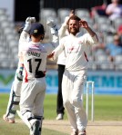 LANCASHIRE COUNTY CRICKET CLUB Emirates Old Trafford Lancashire v Essex LV= County Championship Division Two, 09/07/15 Arron Lilley takes Bopara