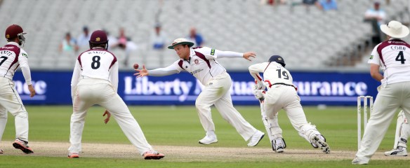 LANCASHIRE COUNTY CRICKET CLUB Emirates Old Trafford Lancs v Northants LV= County Championship Division Two, 02/07/15 Arron Lilley