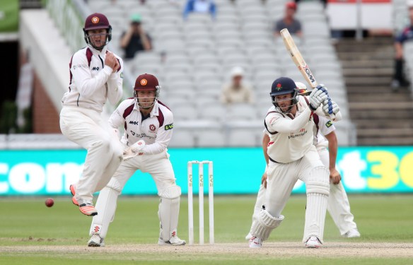 LANCASHIRE COUNTY CRICKET CLUB Emirates Old Trafford Lancs v Northants LV= County Championship Division Two, 02/07/15 Jordan Clark