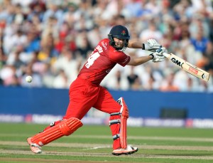 LANCASHIRE COUNTY CRICKET CLUB Emirates Old Trafford Lancashire Lightning v Yorkshire Vikings Nat West t20 Blast 03/07/15 Karl Brown