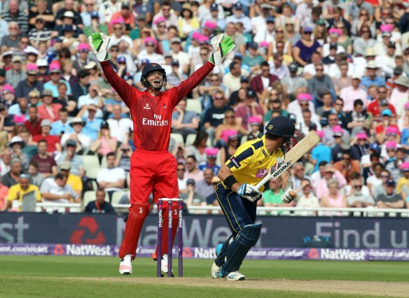 Nat West t20 Blast Finals day Edgbaston semi final LANCASHIRE COUNTY CRICKET CLUB v Hampshire 29/08/15 Lancs wickets Nat West t20 Blast Finals day Edgbaston semi final LANCASHIRE COUNTY CRICKET CLUB v Hampshire 29/08/15