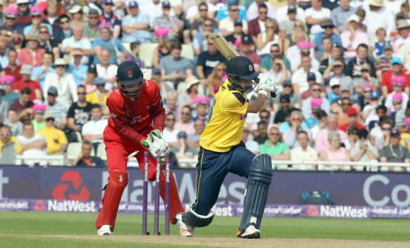 Nat West t20 Blast Finals day Edgbaston semi final LANCASHIRE COUNTY CRICKET CLUB v Hampshire 29/08/15 Lancs wickets Nat West t20 Blast Finals day Edgbaston semi final LANCASHIRE COUNTY CRICKET CLUB v Hampshire 29/08/15