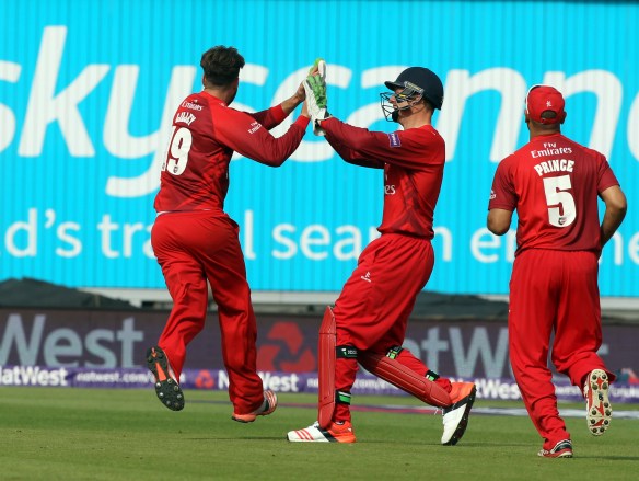 Nat West t20 Blast Finals day Edgbaston semi final LANCASHIRE COUNTY CRICKET CLUB v Hampshire 29/08/15 Lancs wickets Nat West t20 Blast Finals day Edgbaston semi final LANCASHIRE COUNTY CRICKET CLUB v Hampshire 29/08/15