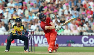 lancs batting Karl Brown Nat West t20 Blast Finals day Edgbaston semi final LANCASHIRE COUNTY CRICKET CLUB v Hampshire 29/08/15