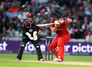 Steven Croft lancs batting FINAL Nat West t20 Blast Finals day Edgbaston LANCASHIRE COUNTY CRICKET CLUB V  Northants 29/08/15