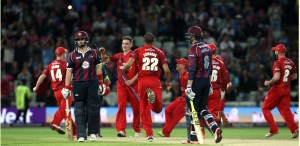 WINNERS of the  FINAL Nat West t20 Blast Finals day Edgbaston LANCASHIRE COUNTY CRICKET CLUB V  Northants 29/08/15