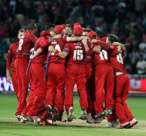 WINNERS of the  FINAL Nat West t20 Blast Finals day Edgbaston LANCASHIRE COUNTY CRICKET CLUB V  Northants 29/08/15