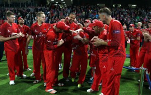 WINNERS of the  FINAL Nat West t20 Blast Finals day Edgbaston LANCASHIRE COUNTY CRICKET CLUB V  Northants 29/08/15