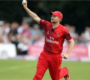 KENT COUNTY CRICKET CLUB t20 blast Quarter final Kent v Lancashire 15/08/15 Karl Brown takes his first catch